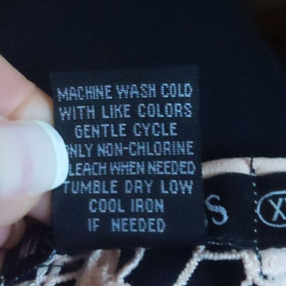 Miss Chievous light peach sheer blouse with lace sleeves, LIKE NEW, XL - Picture 4 of 4